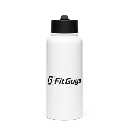 Stainless Steel Water Bottle with a Straw Lid